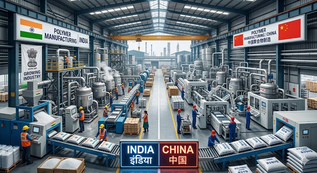 India vs China Polymer Manufacturing Industry Comparison