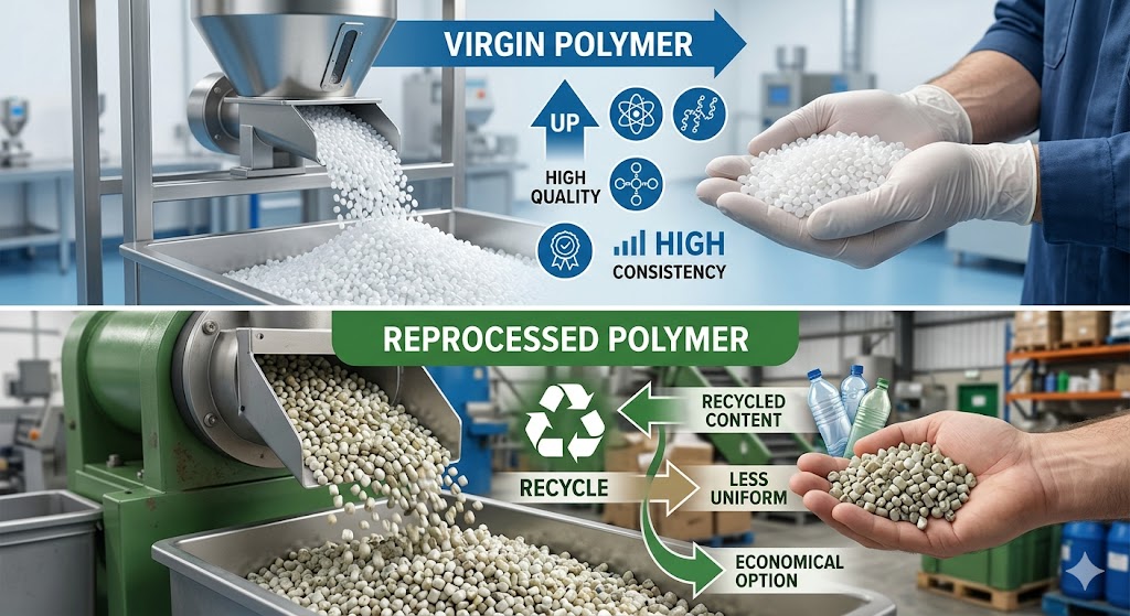Virgin vs Reprocessed Polymer Granules – Which is Better?