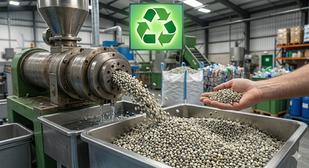 How Reprocessed Polymer Granules are Made from Scrap Plastic ?